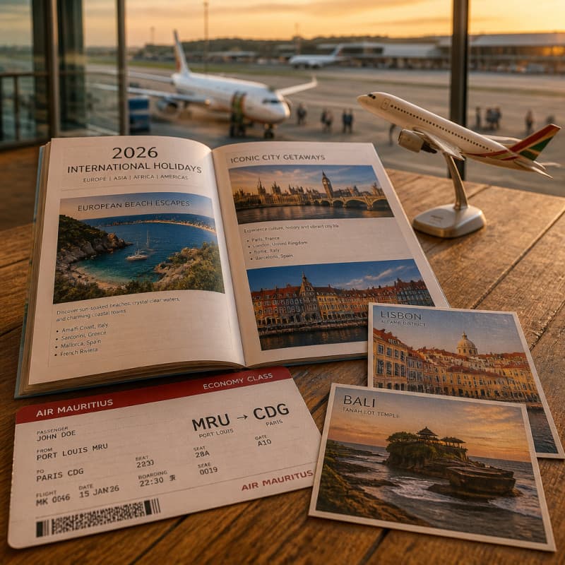International Holiday Packages with Flights from Port Louis in 2026: Destinations, Itineraries and Accommodation