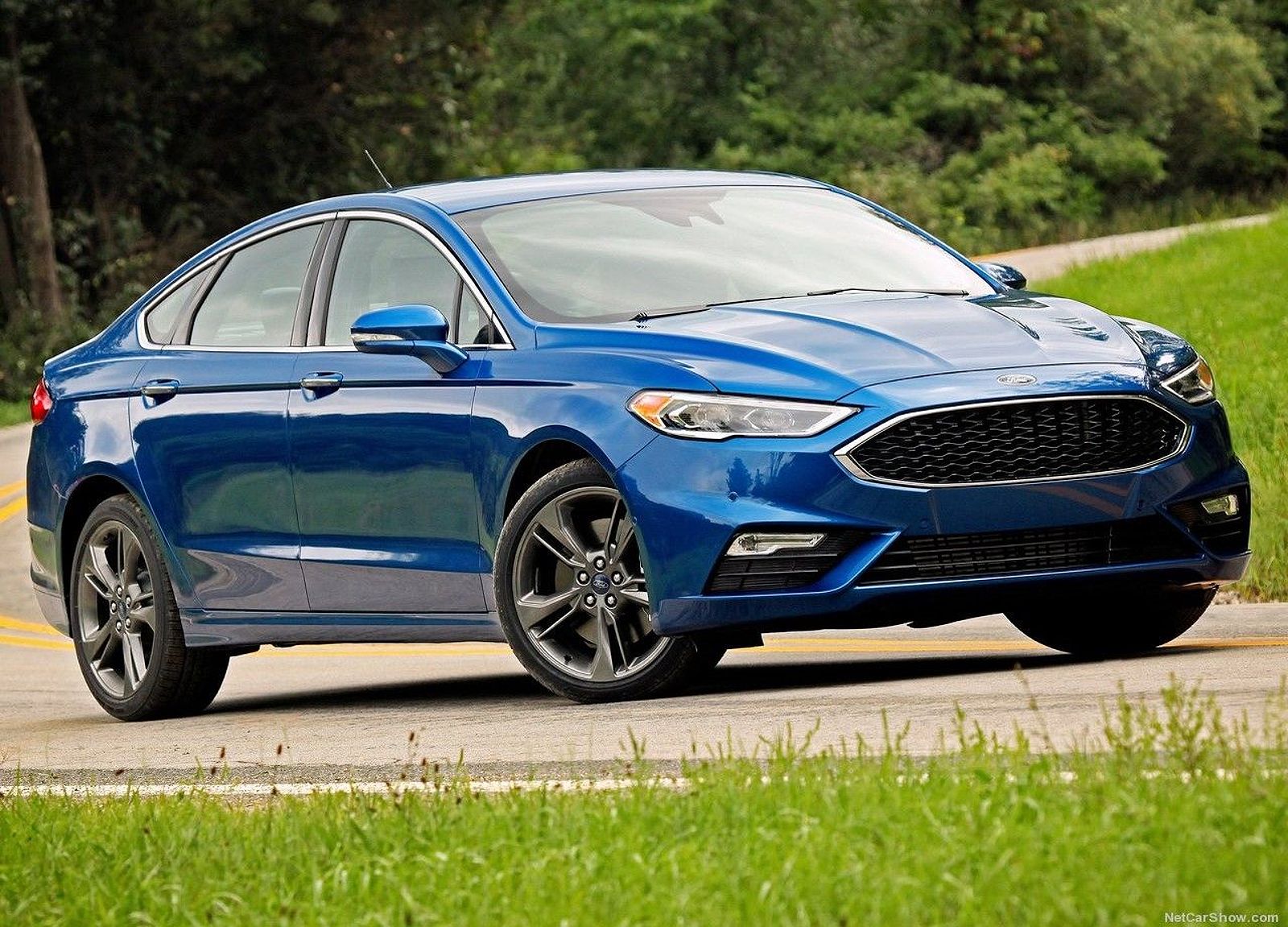 2017 Ford Fusion V6 Sport, Blue