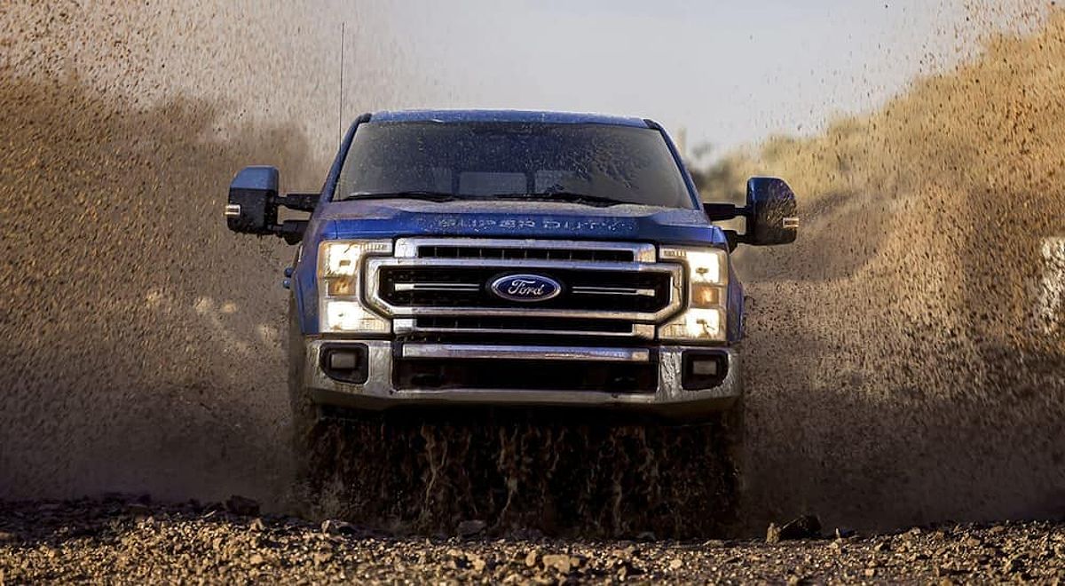 2022 Ford F-250 off-roading