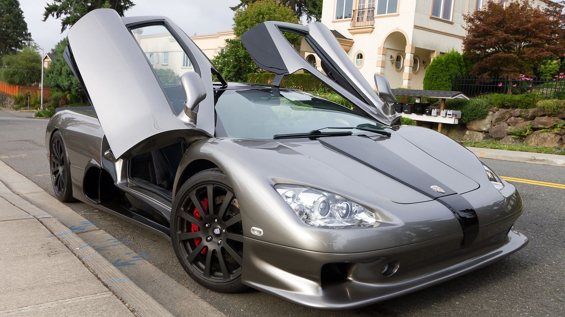 A parked SSC Ultimate Aero TT