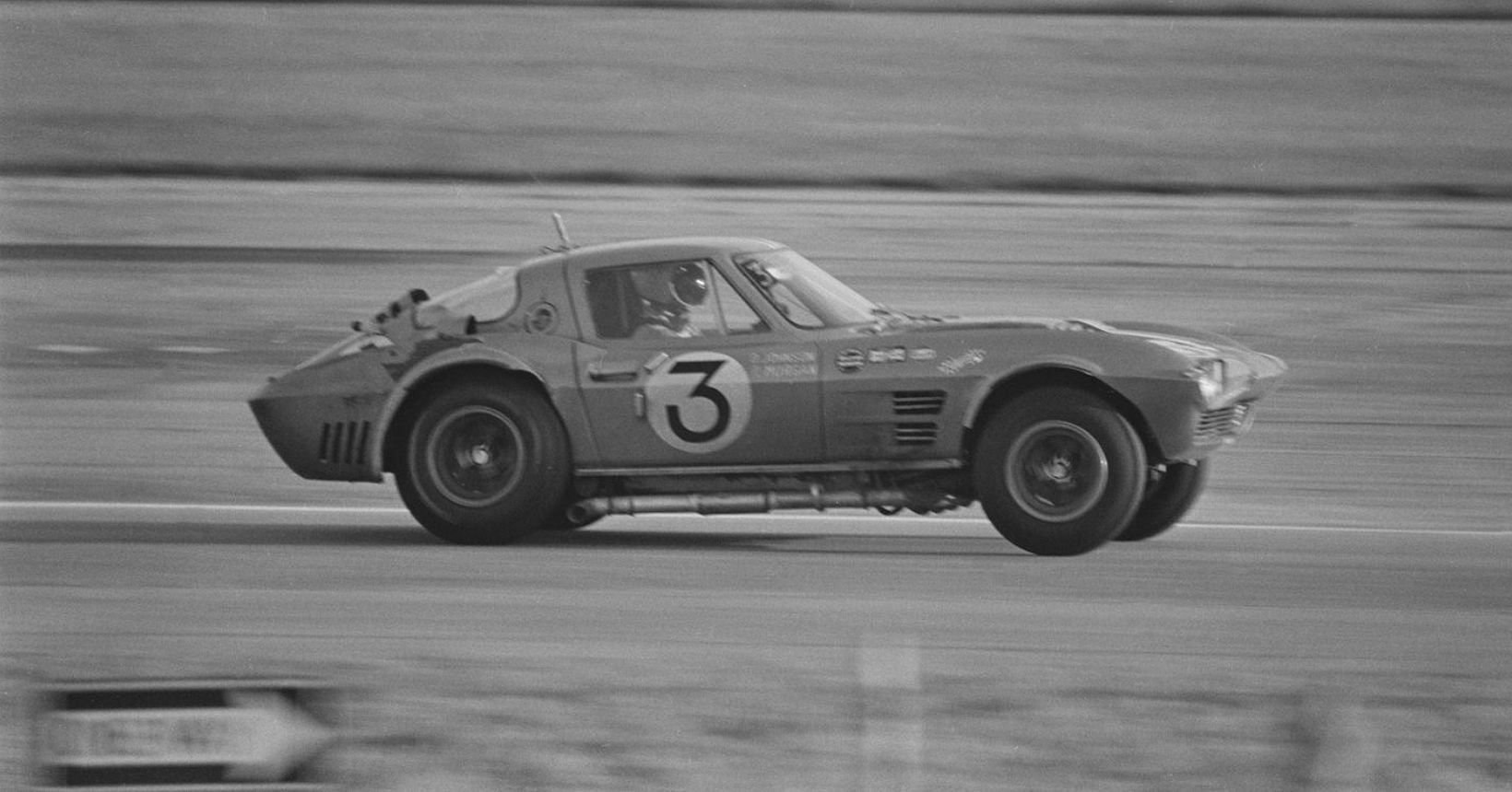 Original C2 Corvette Grand Sport in the raceway